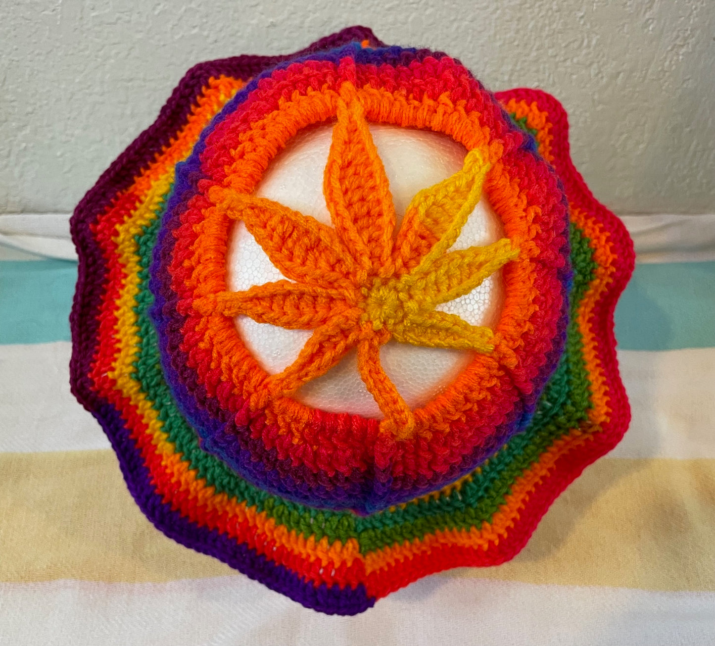 Mary Jane Bucket Hat - Berry Haze – highvibes.crochet